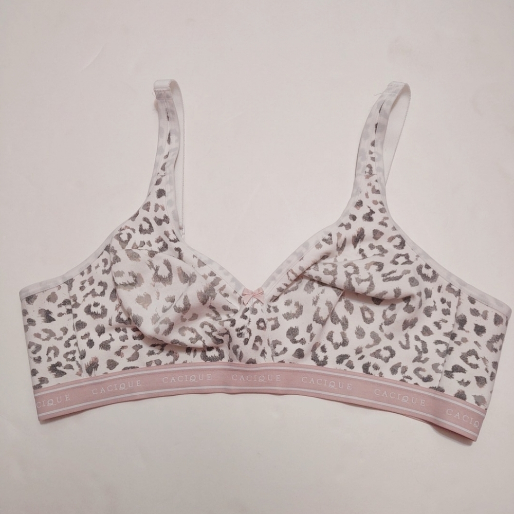 Cacique Unlined Full Coverage No Wire Bra 44C